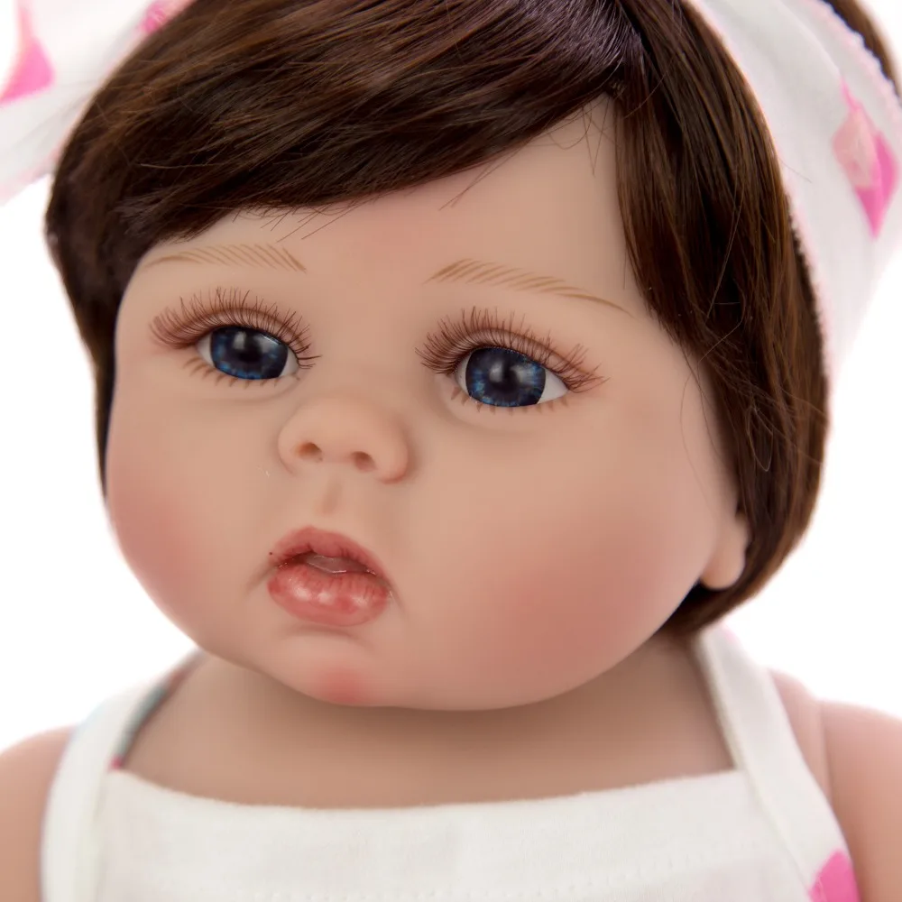 KEIUMI, 48 см, кукла для новорожденных, силиконовая, для тела, в загорелой коже, Реалистичная, для новорожденных, для девочек, кукла для продажи, подарок на день рождения, может купаться
