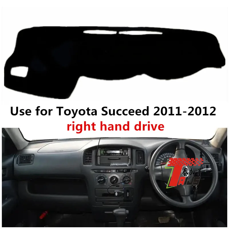 Taijs чехол для приборной панели автомобиля с правым приводом для Toyota Success 2011-2012 полиэфирное волокно анти УФ коврик для приборной панели автомобиля для Success