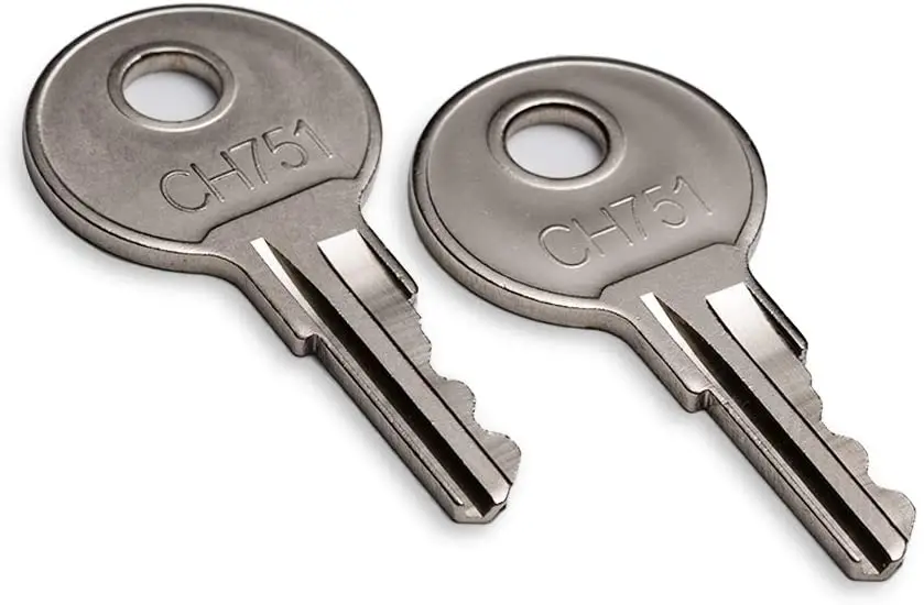 ZTUOAUMA 4-Pack CH751 Universal RV Keys – Fits Campers, Toolboxes, Sprinkler Locks & More – Stainless Steel - View #7