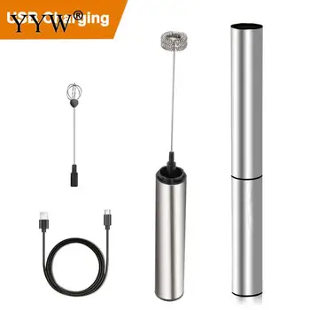 

Electric Milk Frother Kitchen Drink Foamer Whisk Mixer Stirrer Coffee Cappuccino Creamer Whisk Frothy Blend Whisker Egg Beater