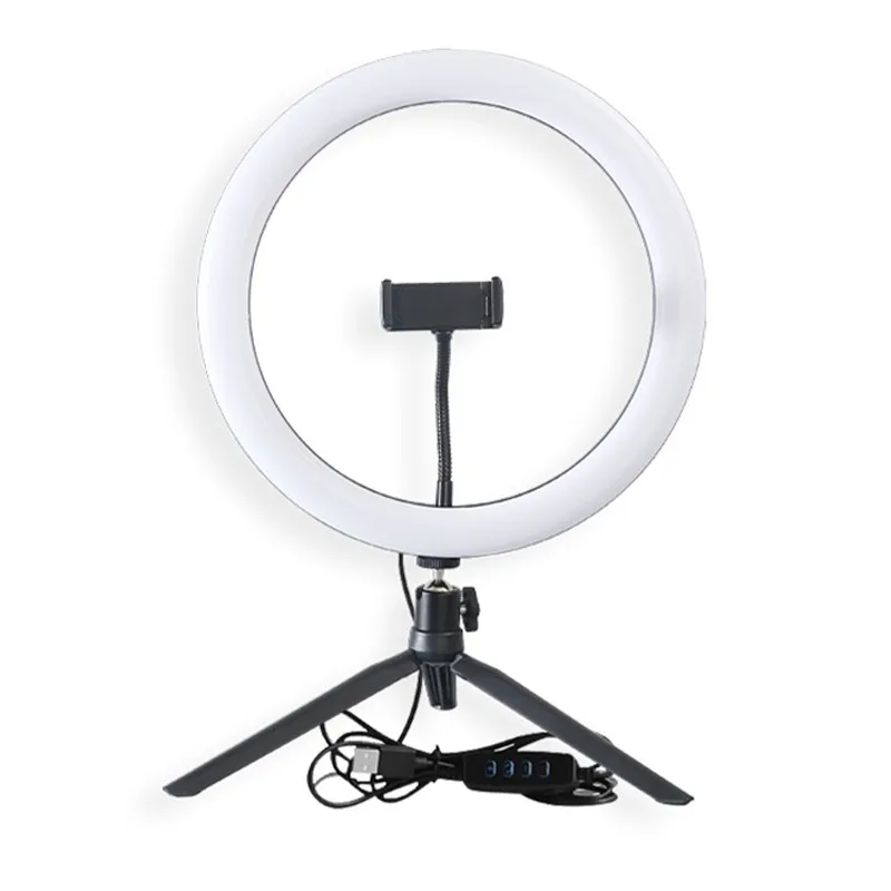 

Photo LED Selfie Stick Ring Fill Light 13inch Dimmable Camera Phone Ring Lamp With Stand Tripod For Makeup Video Live Studio