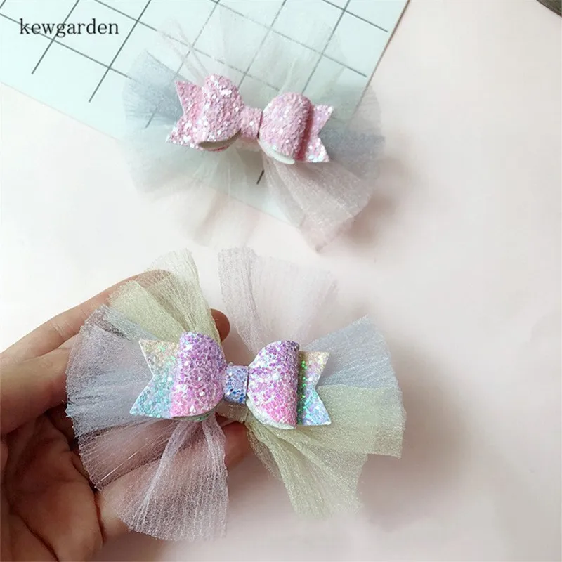Kewgarden 6 см 8 см складной вуаль атласные ленты DIY бантик для волос аксессуары вручную изготовленная лента 25 метров