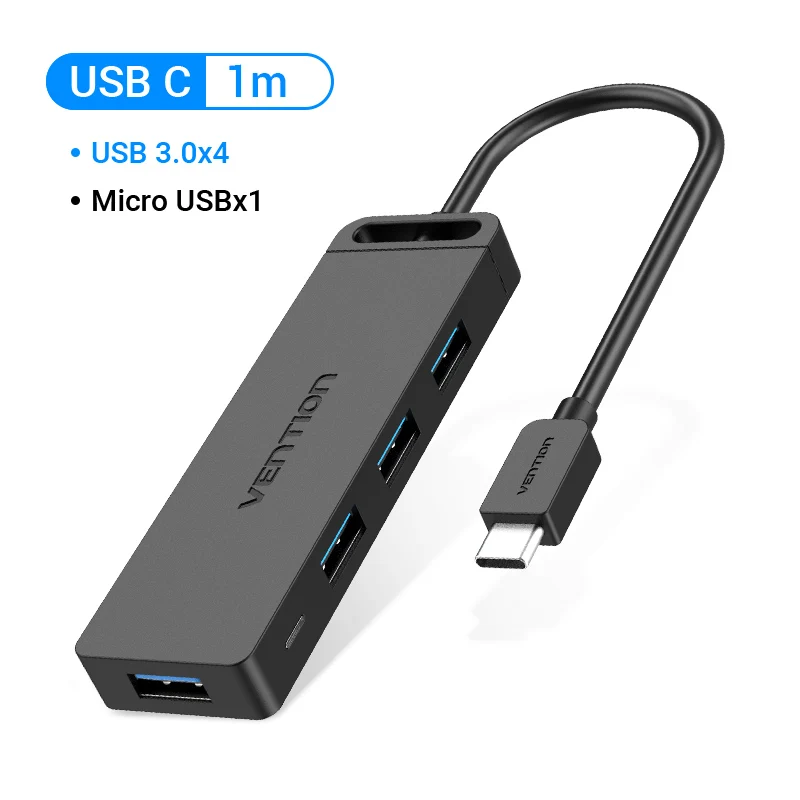 USB C Hub 4 Ports USB Type C to USB 3.0 Hub OTG Adapter Expander For Samsung PC - Picture 15 of 18