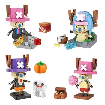 

LOZ japan anime one piece mini diamond building block lovely big head Tony Tony Chopper bricks toys for children gifts