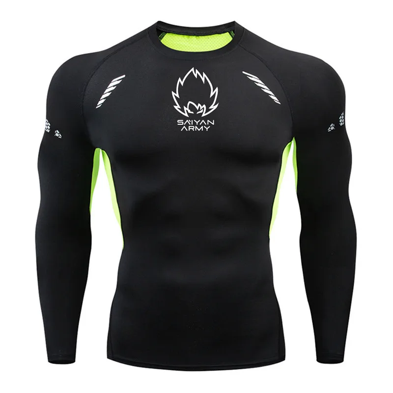 T-Shirt Compression Rashgard Fitness Long-Sleeve Training Quick-Drying Jogging Men Gym