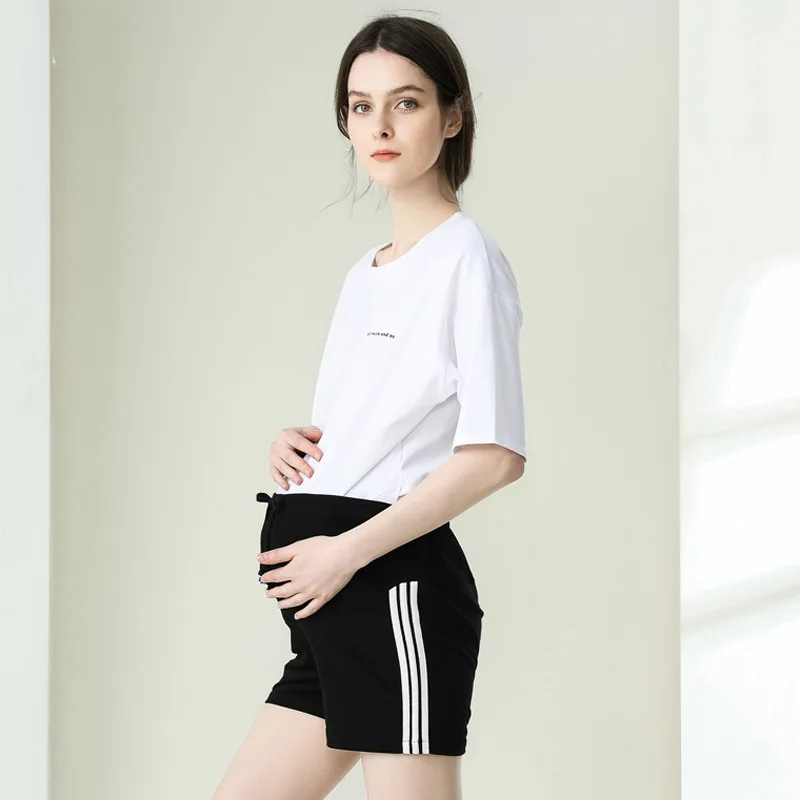

Shorts for Pregnant Women Spring Summer Thin Section Pants Casual Pants Athletic Pants Women's Outer Wear-Style Fashion Mom Pant