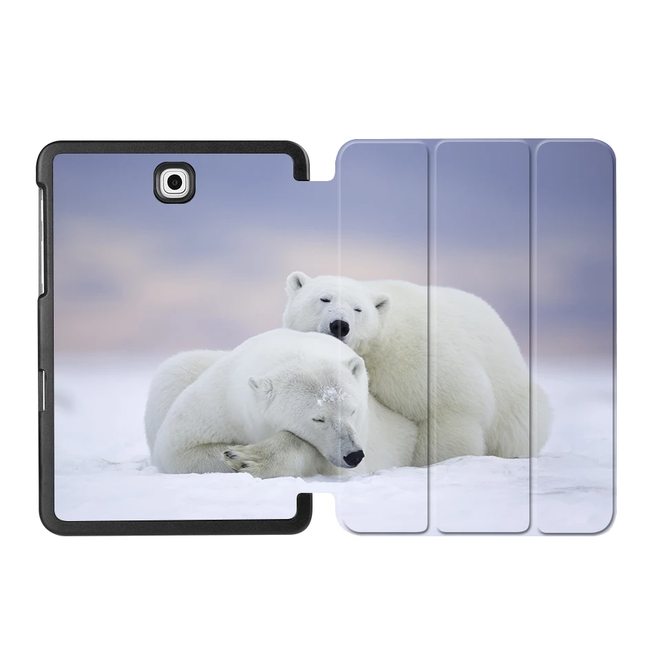 SS09 Чехол MTT с милой собачкой для samsung Galaxy Tab S2, 8,0 дюймов, из искусственной кожи, откидной смарт-чехол, чехол для планшета, 8 дюймов, SM-T710, T715, T713, T719 - Цвет: SS09