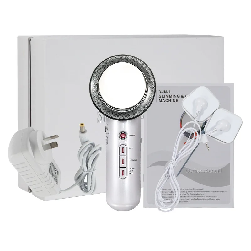 Новые 3 in1 излучение в дальнем инфракрасном диапазоне EMS Ciliometer тела массажер для