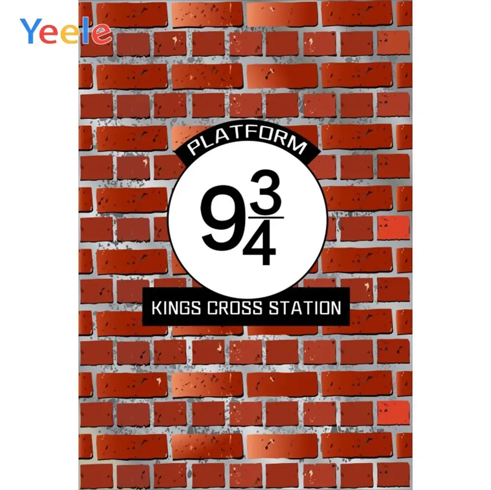 

Yeele Brick Wall London King's Cross Station Portrait Photography Backgrounds Customized Photographic Backdrops for Photo Studio