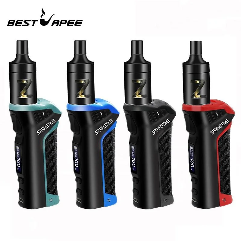 

New arrival 100W 18650 Box Mod Kit Smoke Cessation Electronic Cigarette Metal Vape Pen Atomizer Vaporizer Electronic Cigarette