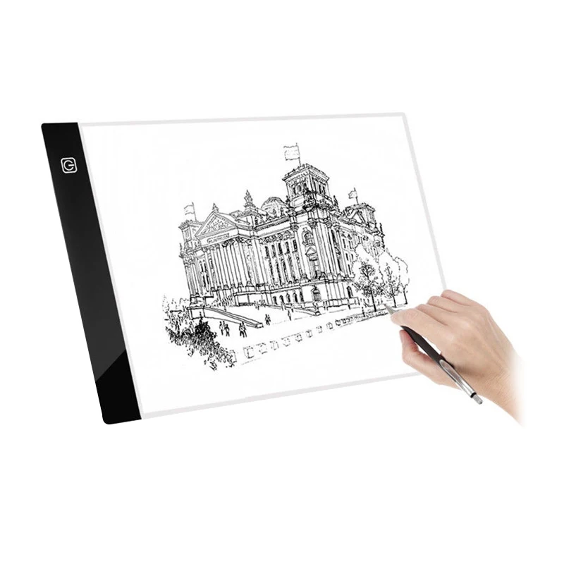 

A4 USB LED Artist Tattoo Stencil Board Light Box Tracing Drawing Board Pad Table