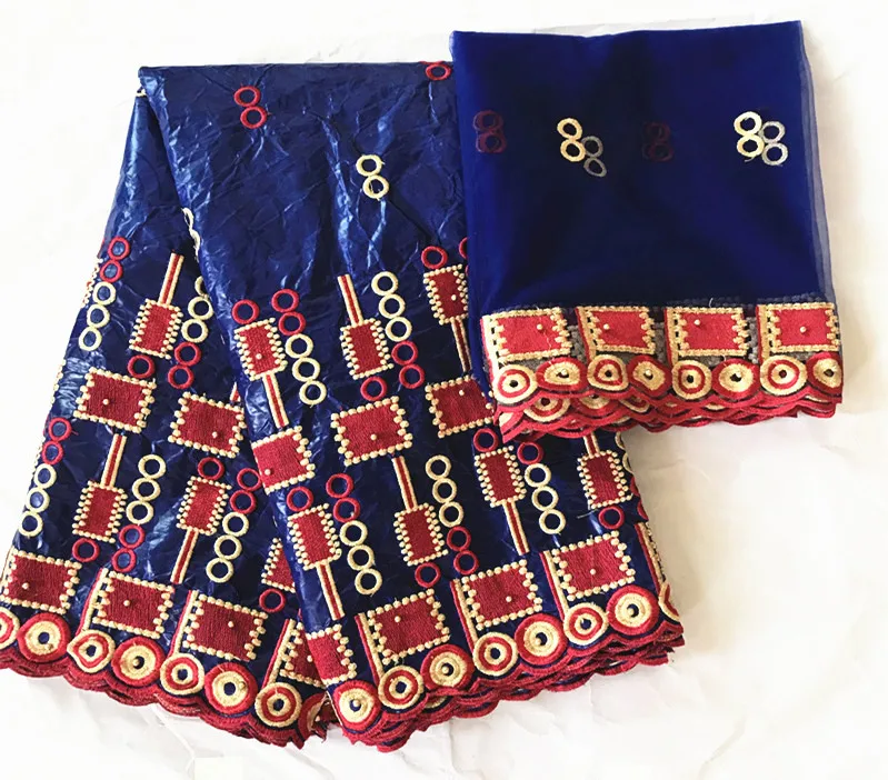 Индийский Базен riche getzner бассейна riche getzner из жаккардовой парчи с камнями последняя нигерийская Кружевная повязка на голову 5+ 2 ярдов/партия