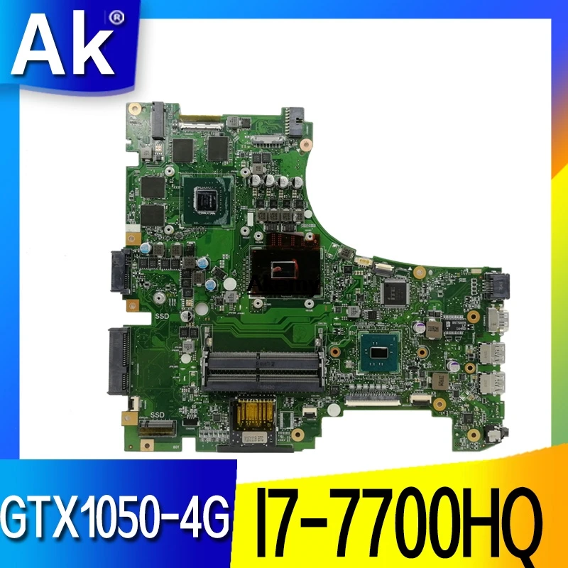  Akemy GL553VD Laptop motherboard for ASUS ROG GL553VE GL553V FX53VD ZX53V original mainboard I7-770