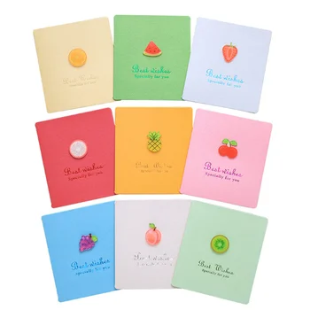 

9Pcs Fashion and Lovely Three-dimensional Greeting Card Small Fresh Thanksgiving Greeting Card DIY Greeting Card