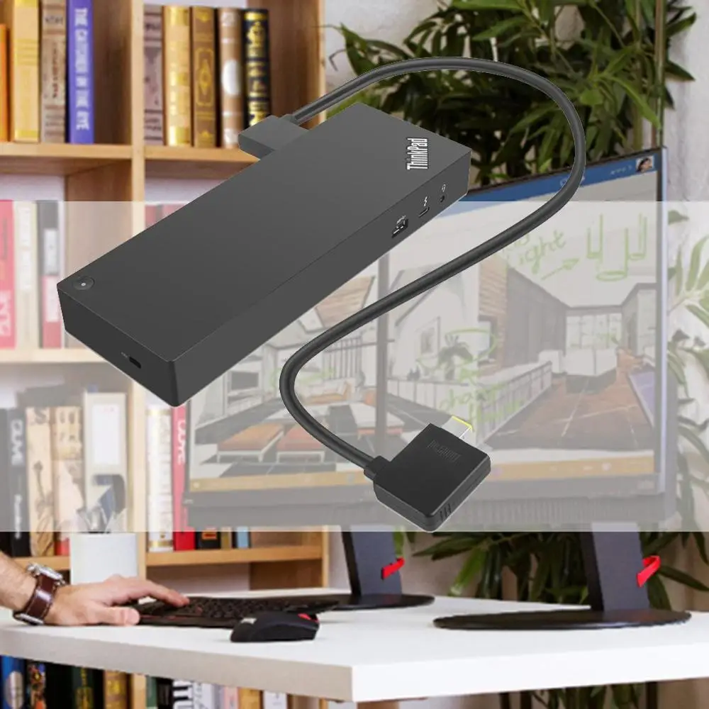 Док-станция Thinkpad P52 P72 P1 Hermit X1 Hermit 40An0230Cn Thunder 3 с мощностью 230 Вт