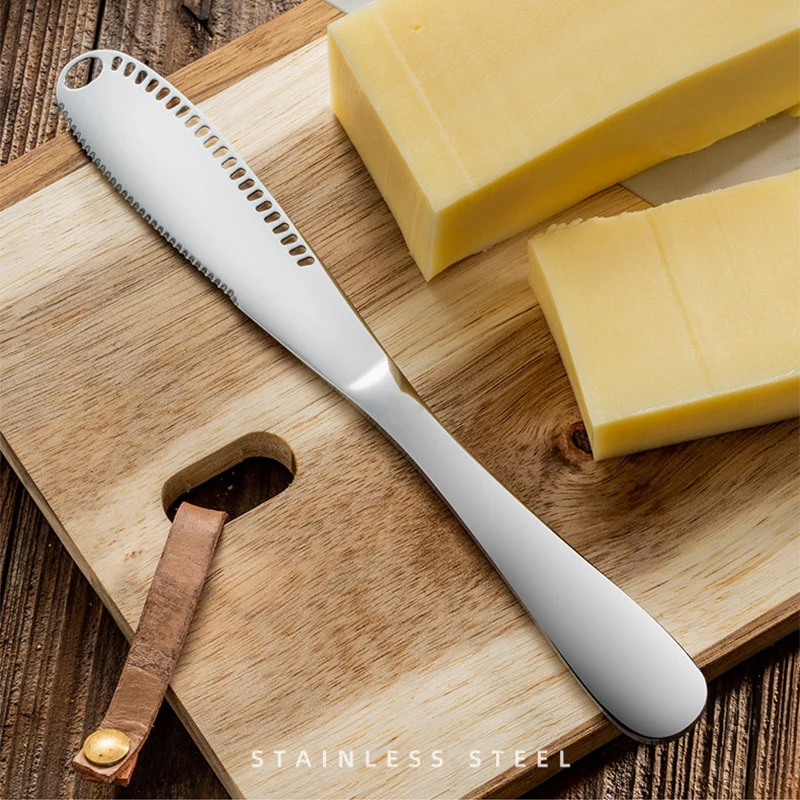 Multifunction Stainless Steel Butter Cutter Knife Cream Knife Western Bread Jam Knife Cheese