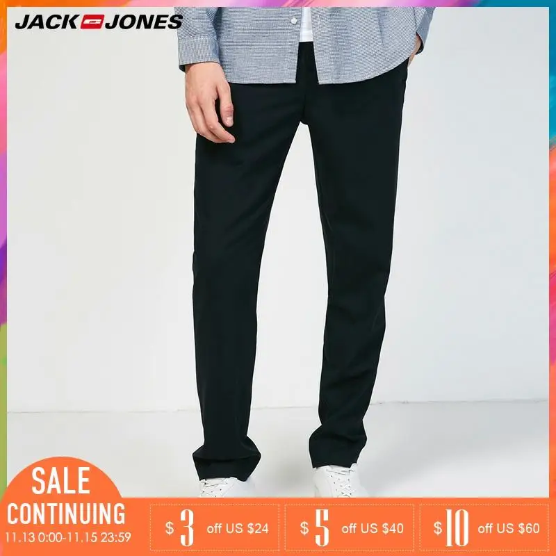 Jack Jones 2019 мужские повседневные длинные черные брюки мужские s брюки модные брюки | 217314550