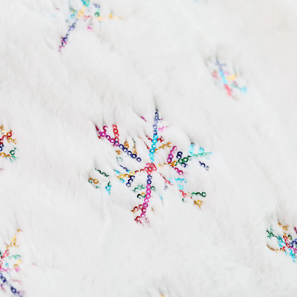 90/122 см Рождественская елка юбки круглая Снежинка вышивка юбка для елки покрытие