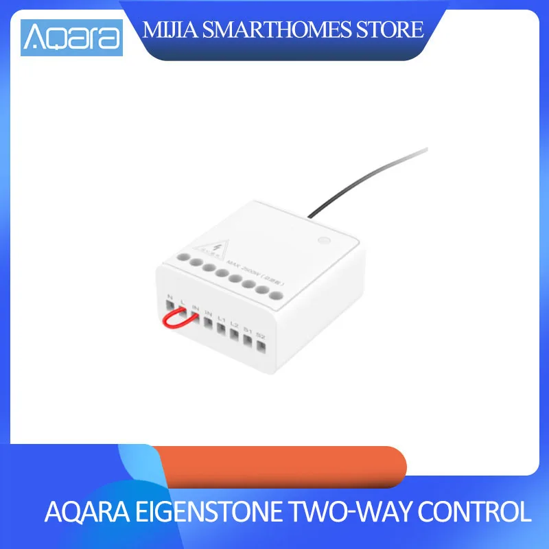 

Xiaomi Mijia Aqara Eigenstone Two-way control module Wireless Relay Controller 2 channels Work For Mijia Home Kit