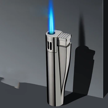 

2020 New Cigar Cigarettes Accessories Smoking Lighters Gas Lighter Jet Torch Turbo Lighters Metal Electronic Blue Flame 1300C