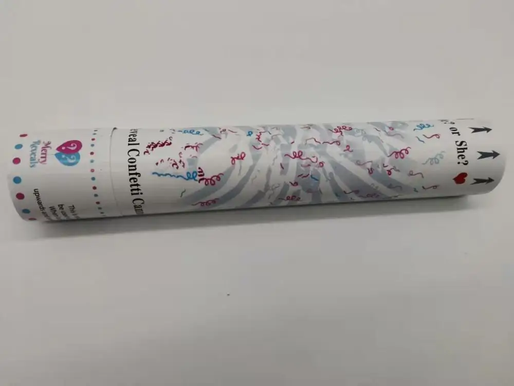 2 шт. в упаковке, синие пушки конфетти