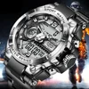 Digital Men Military Watch 50m Waterproof Wristwatch LED Quartz Clock Sport Male Big Watches  1