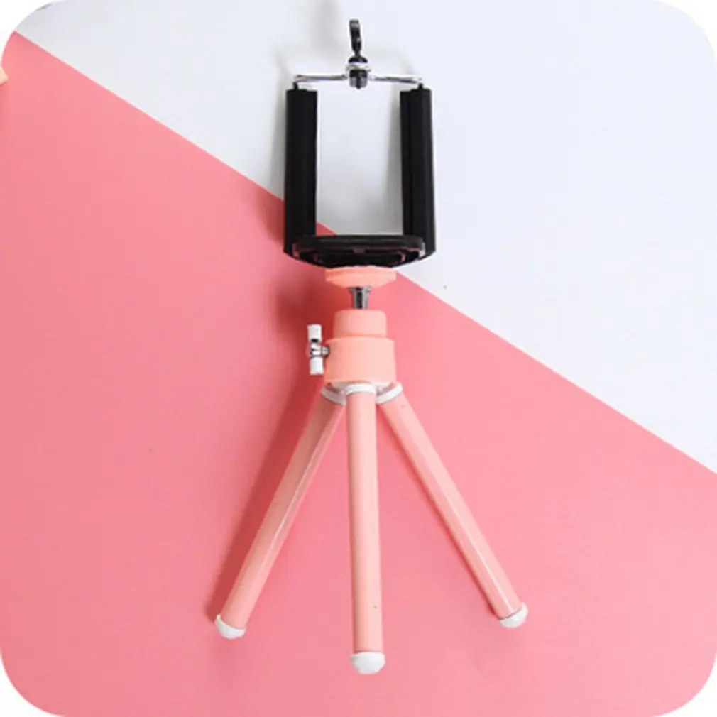 

Telescopic Design Aluminum Alloy Tripod Bracket Portable Phone Holder Camera Mobile Phone Tripods Foldable Desktop Stand