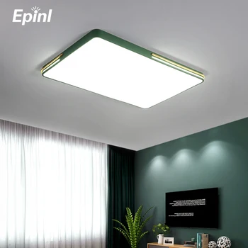 

Epinl Modern Ceiling Lamp Rectangle Square Panel Lamp Surface Mounted Children Bedroom Kitchen Lighting Living LED Three Colors