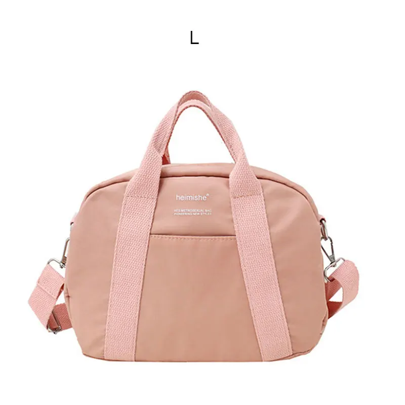 Pink L Сумки для тренажерного зала для фитнеса, Женская дорожная сумка, спортивные сумки, сумки на плечо для тренировок, спортивные маленькие сумки для занятий йогой, дорожные сумки через плечо - Цвет: Pink L