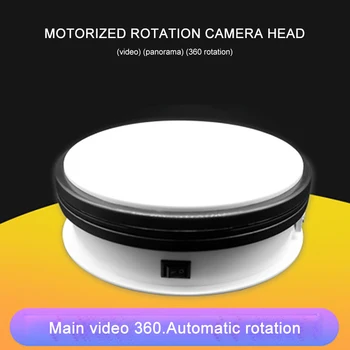 

15cm 360 Degree Electric Rotating Turntable Display Stand For Photography Video Shooting Props Turntable Battery Mirror-Like