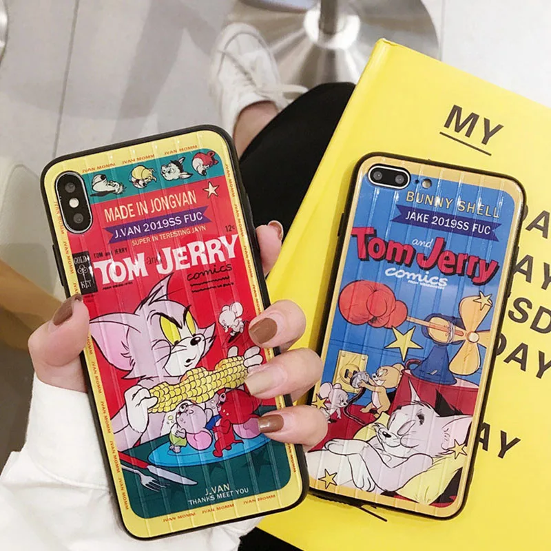 

Cartoon Cat Case for vivo X9S X20 X21i X23 X27 Soft Silicone Cover for vivo Y66 Y85 iQoo-NEO Z3i Cute Tom and Jerry Phone Cases