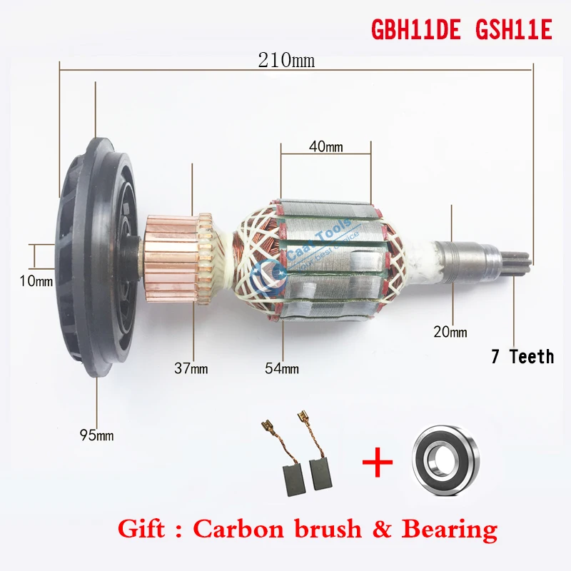 AC-220V-240V-Armature-Rotor-replacement-For-BOSCH-GSH11E-GBH11DE-GBH-11DE-GSH-11E-demolition-Rotary
