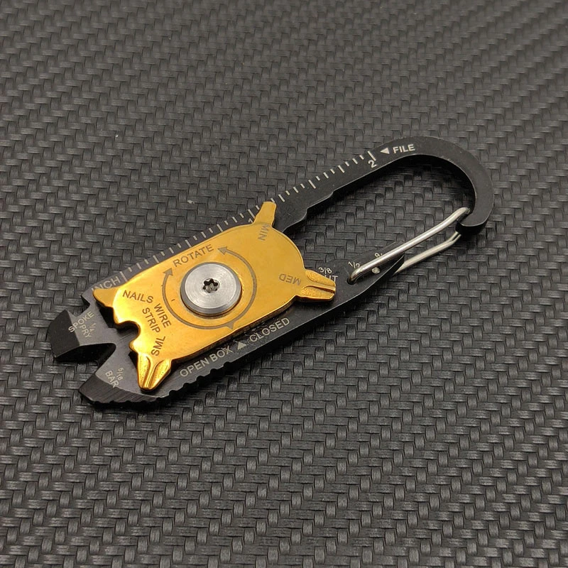 20 in 1 Multifunction Portable Key Ring Key EDC Gadget Outdoor