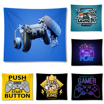 

3d Gamer Printed Yoga Mat Wall Art Hanging Tapestry Home Decor Bedspread Blanket Large Size