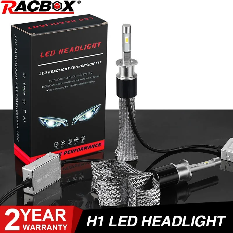 sejle Se insekter Arthur H1 Led Headlight Bulb Fog Light Lens Lamp 100w 10000lm 12v 24v For 2.5 Inch  Hid Projector Lenses Retrofit H4 H7 Car Assembly - Car Headlight Bulbs(led)  - AliExpress