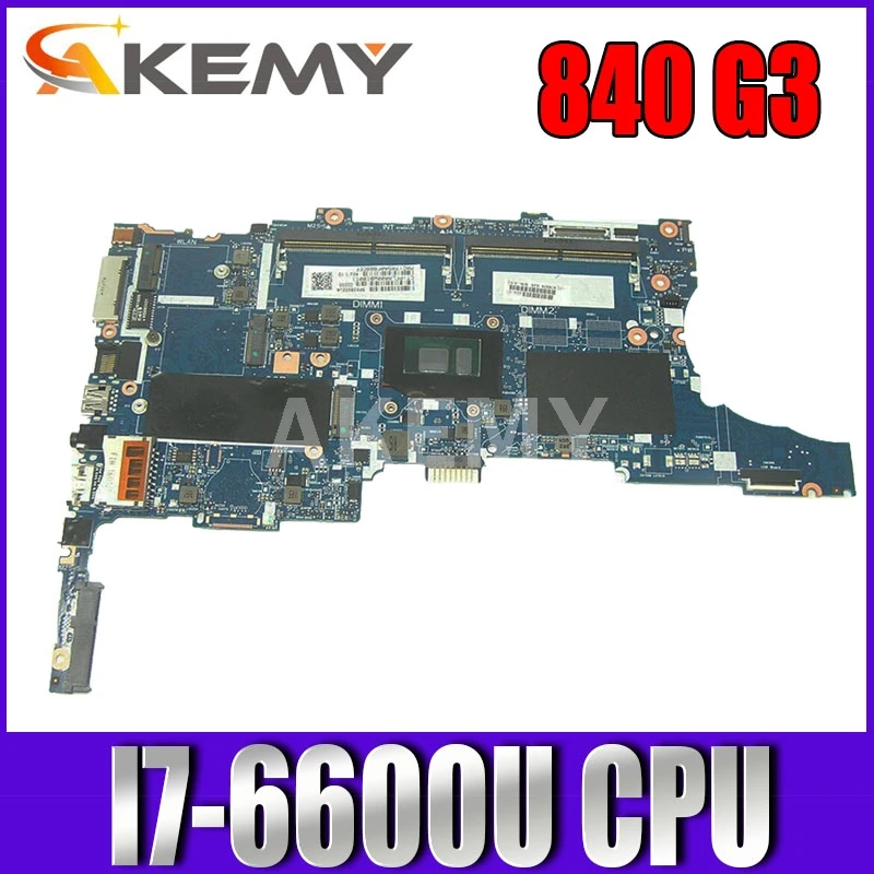 Akemy для HP 840 G3 850 Материнская плата ноутбука 918315-601 918315-001 аккумулятор большой