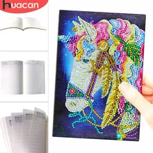HUACAN тетрадь Алмазная краска ing Horse 5D специальная форма алмазная вышивка краска с изображение бриллиантов наборы стразов