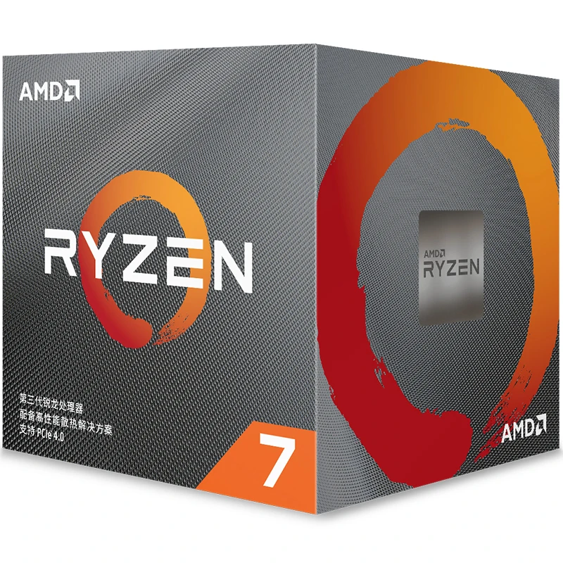 Процессор AMD Ryzen 7 3800X R7 3800X3,9 GHz Восьмиядерный шестнадцп процессор 7NM L3 = 32M 100-000000025 Socket AM4 и с вентилятором
