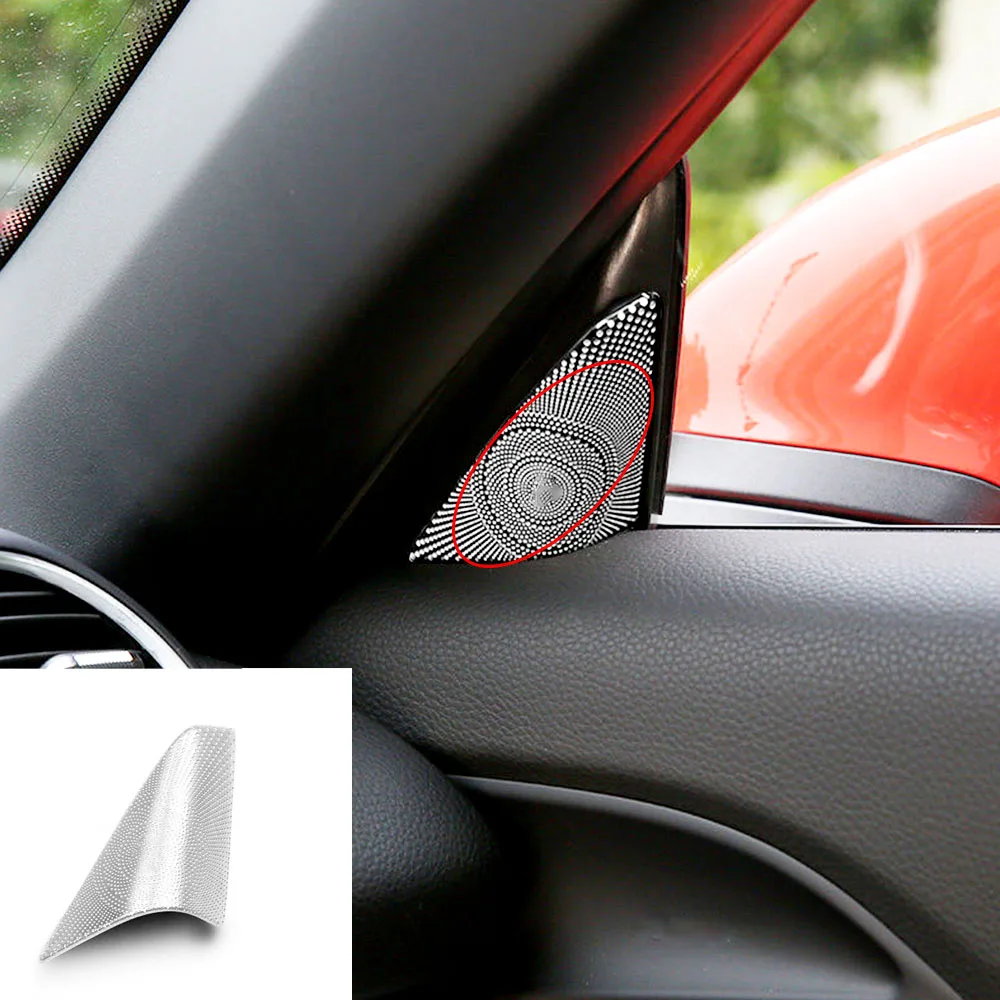 

Car tweeter cover frame For Porsche 718 2016-2019 series front door loudspeaker trim shell horn lid speaker protection build