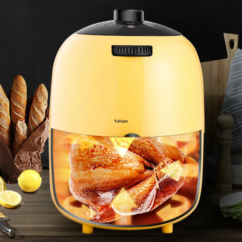  Smart Oil-free Air Fryer Machine with Automatic Small Capacity French Fries Electromechanical Fryer - 4000608953011