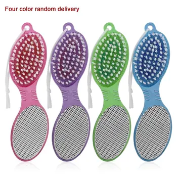 

Fashion 4 In 1 ABS Multi-Color Pedicure Tool Foot Nail Buffer Brush Callus Rasp Scrubs Pumice Stone Beauty & Health Beauty New