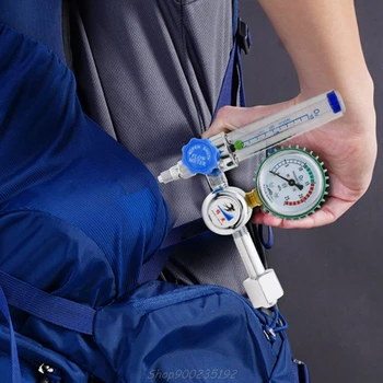 

Buoy Type Oxgen Pressure Reducing Valve Regulator Flow Meter Inhalator Pressure Gauge for inhalation G5/8 Au04 20 Dropship