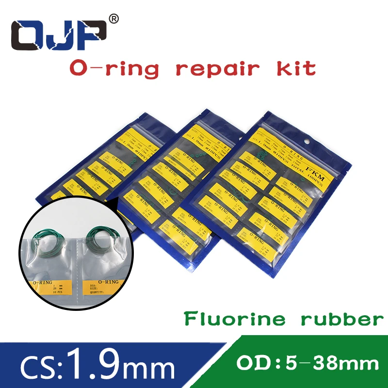 Уплотнительное кольцо FKM CS1.9mm OD5/6/7/8/9/10/11/12/13/14/15/16/17/18/19/20/21/22/23/24/25/26/27/28/29/30/31/32/33/34/35/36/37/38*1,9 мм