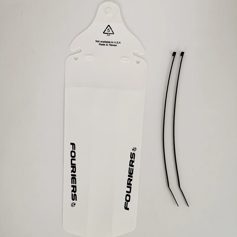 Rear Fender White FOURIERS AC-MG002 велосипед легкий крыло для седло рельс PP велосипеда Запчасти - Цвет: Rear Fender White