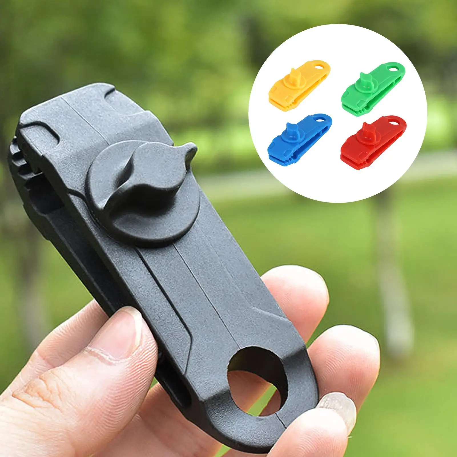 Description Picture 2 of itemTent Canopy Clip Windproof Special Tooth Design Outdoor Fixing Hook Buckle for Outdoor Camping  Accessories
