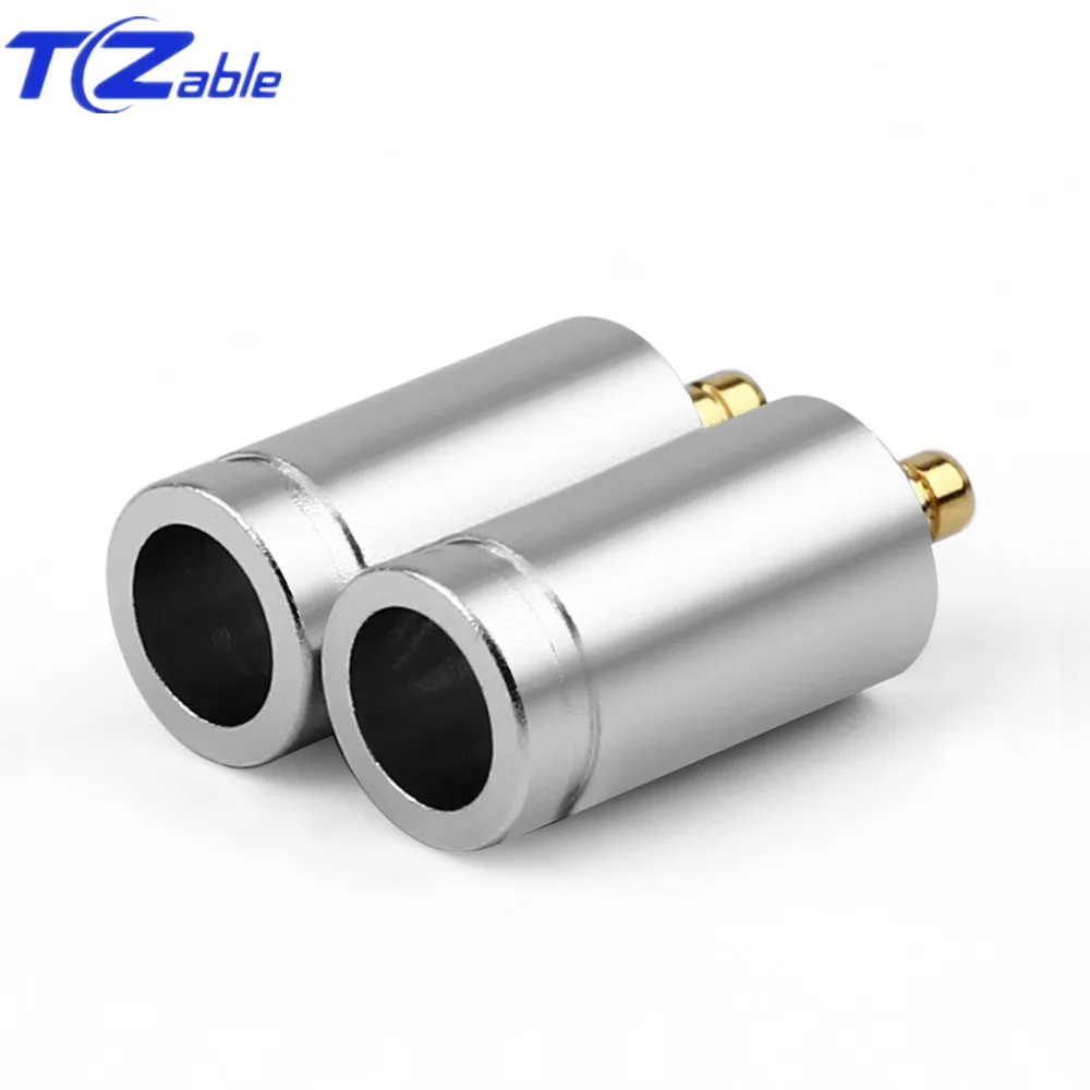 1 Pair DIY Earphone Pin Plug Copper Audio Jack Adapter For Headphones For UE Live UE6 Pro SUPERBAX IPX Black Silver Gold Plated