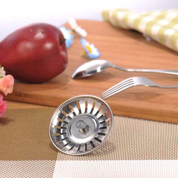 

Durable and Safe Stainless Steel Sink Drainage Filter Handheld Sink Filter Basic Kitchen Gadgets Sink Filter for Kitchen