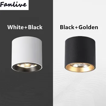 

10pcs Brightness LED COB Ceiling Spot 10W 15W Dimmable Surface Mount Downlight for Indoor Lighting Kitchen Bedroom Wall Lamp