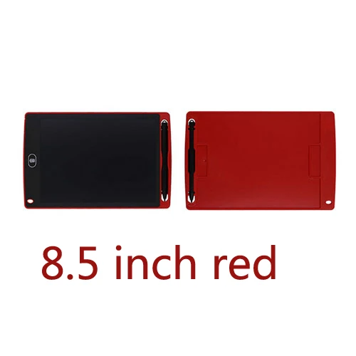 8.5 inch red Игрушки для рисования 8,5 дюймов/12 дюймов ЖК-доска для детей планшет стирается ультратонкий электронный писатель планшет электронный безбумажный почерк коврик - Цвет: 8.5 inch red