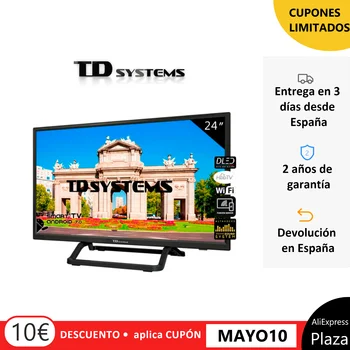 

Televisions Smart TV 24 Inch TD Systems K24DLX10HS. 2x HDMI, DVB-T2/C/S2, HbbTV [Ship from Spain, 2 year warranty]